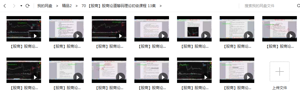 【股商】股商论道筹码理论初级视频课程 13节